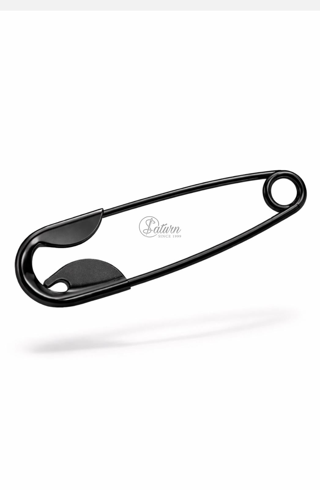 Ac de siguranta metalic  10 cm, ac decorativ mare pentru prindere textile si accesorii