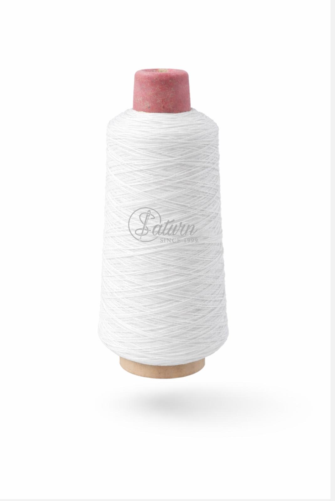 Ata Elastica pentru Încretit Materiale – 250 g / Con – Alb & Negru