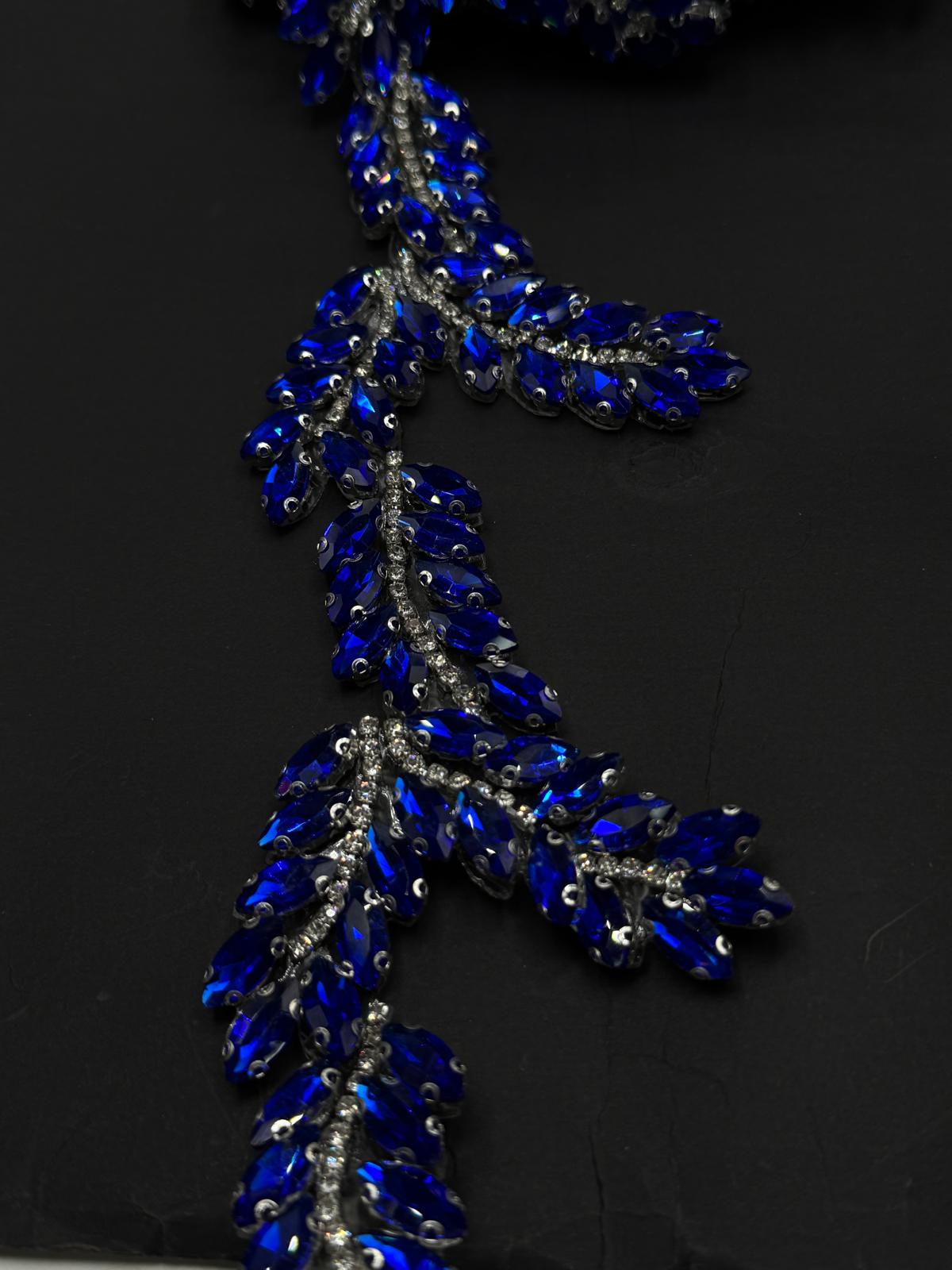 Strasuri de Lipit la Metru  –8cm| Aplicatii Cristale pentru Rochii, Costume și Decorațiuni