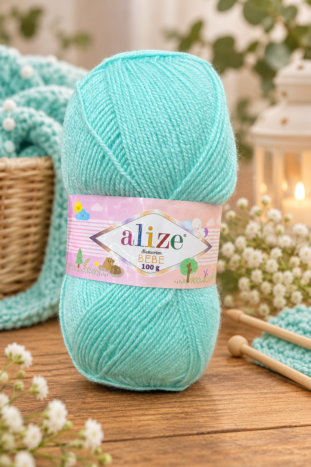 Fir de tricotat Alize Sekerim Bebe –(100g/buc)