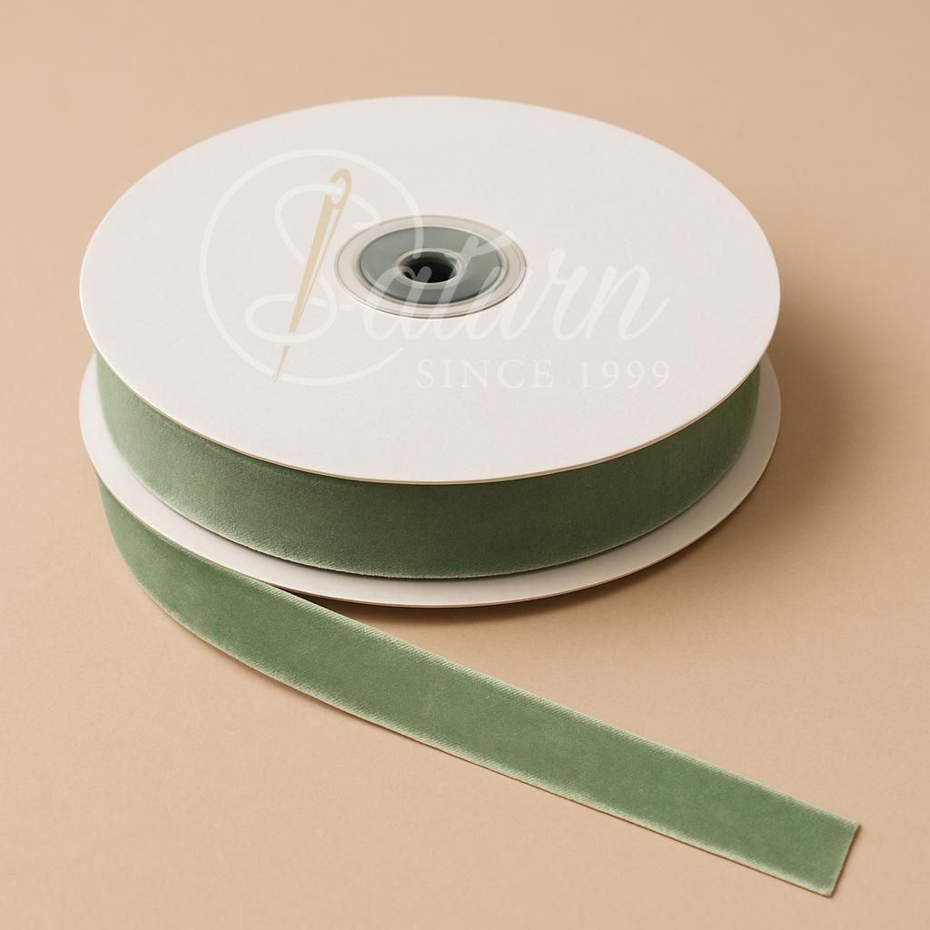 Banda De Catifea Premium –2cm, 20 Yards/Rola (18.3Metri) – Diverse Culori