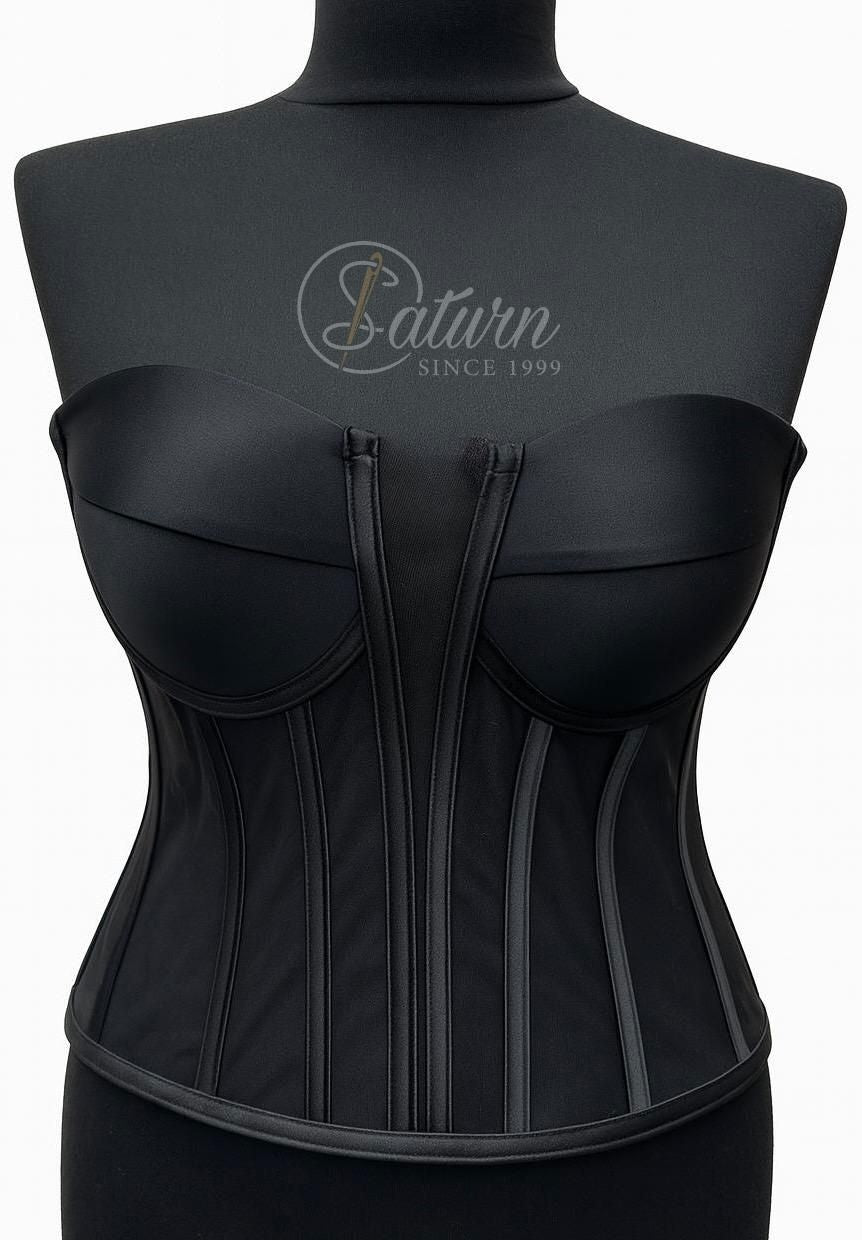 Corset Modelator cu Decupaj Rafinat In Cupe M2