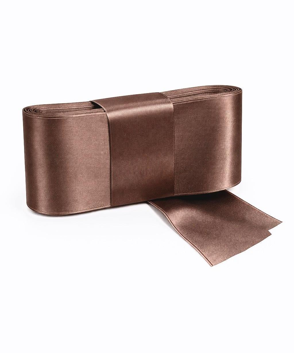 Banda dublu satin 6 cm – panglica satin decorativa, rola 10 metri