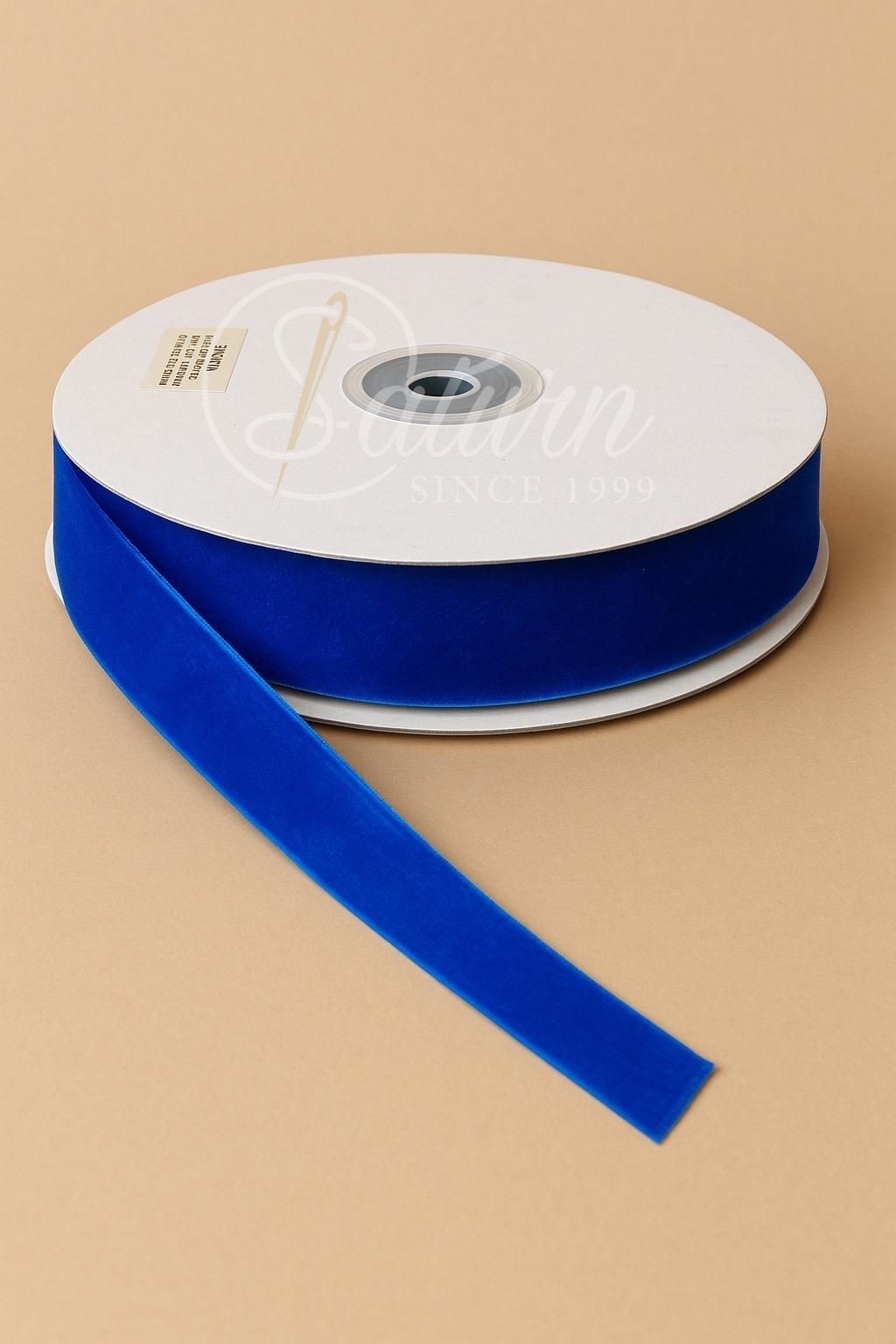 Banda din Catifea Premium –1,5cm, 20 Yards/Rola (18.3Metri) – Diverse Culori