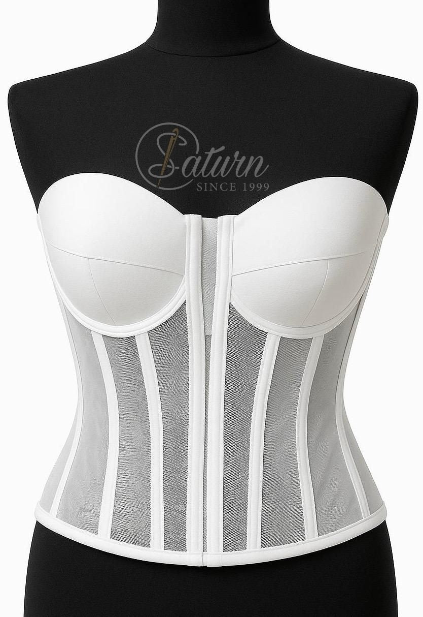 Corset Modelator cu Decupaj Rafinat In Cupe M2