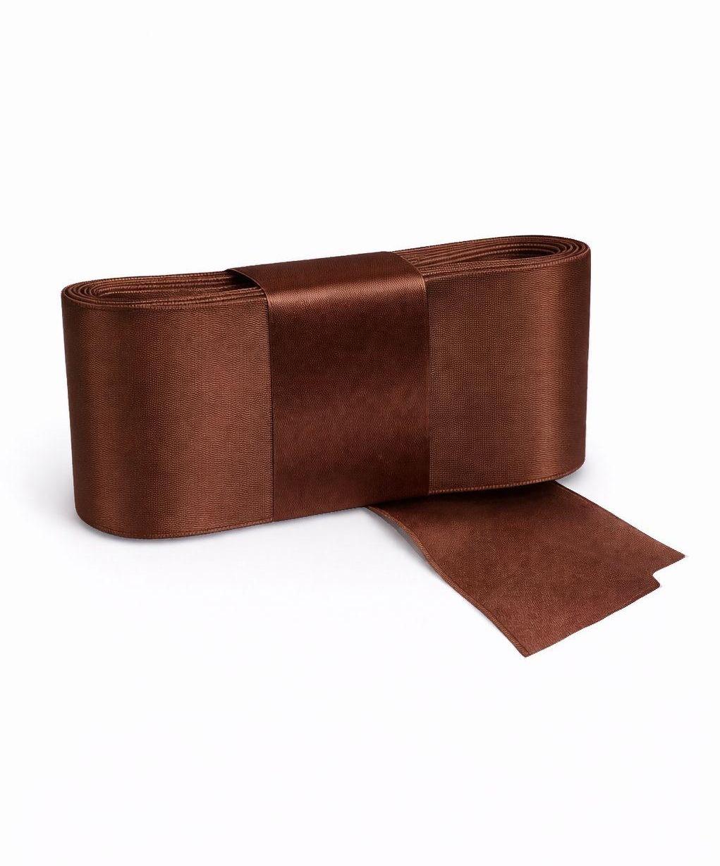 Banda dublu satin 6 cm – panglica satin decorativa, rola 10 metri