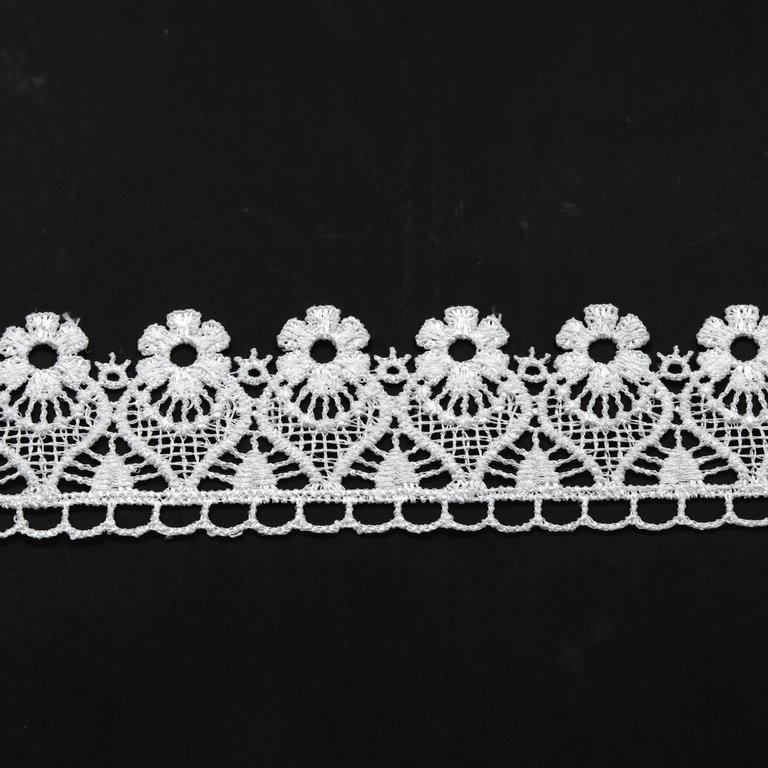 DANTELA GABIR DIN POLIESTER -4478-15- 4.5CM  (10 YARDS/CARD 9,10 METRI)