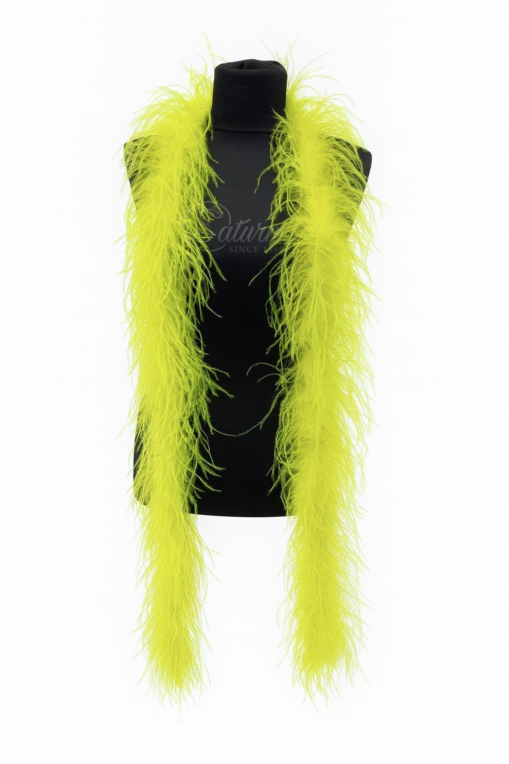 Sal din pene de strut natural – 2 straturi, extra pufos, lungime 2m | Accesoriu Glam de Lux