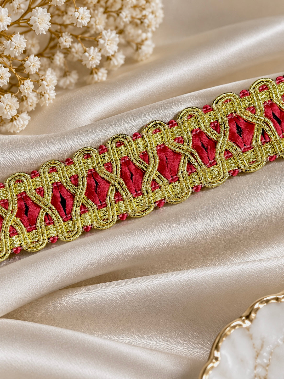 Banda Decorativa 2.5 Cm 25 Yards\Rola (22.86 Metri\Rola) Model 0976