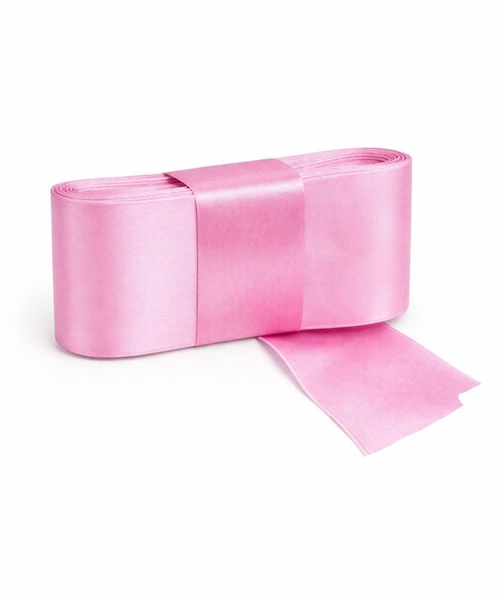 Banda dublu satin 6 cm – panglica satin decorativa, rola 10 metri