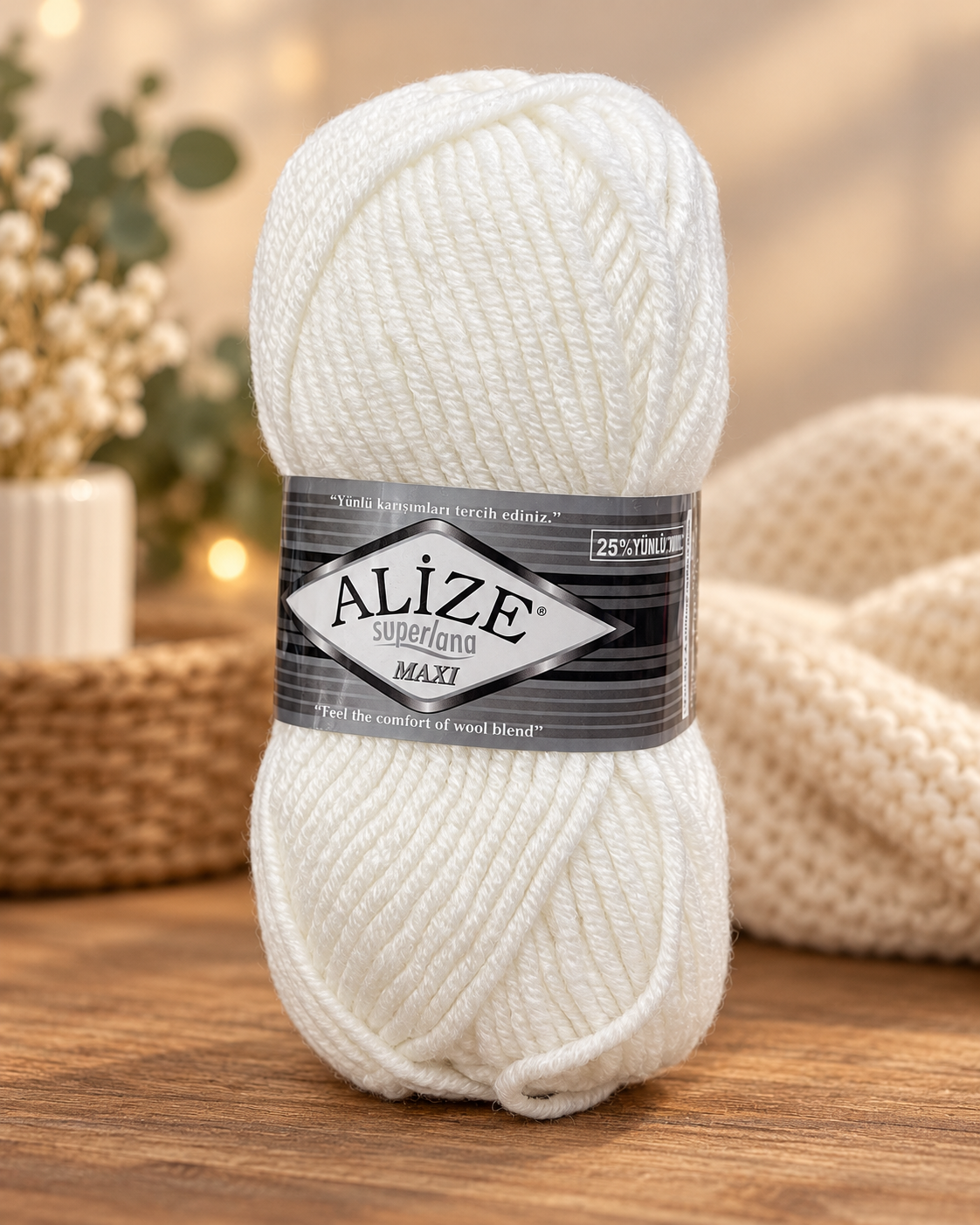 Fir de tricotat Alize Superlana Maxi – (100g/buc)
