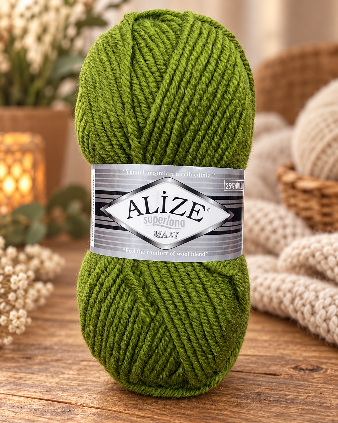 Fir de tricotat Alize Superlana Maxi – (100g/buc)