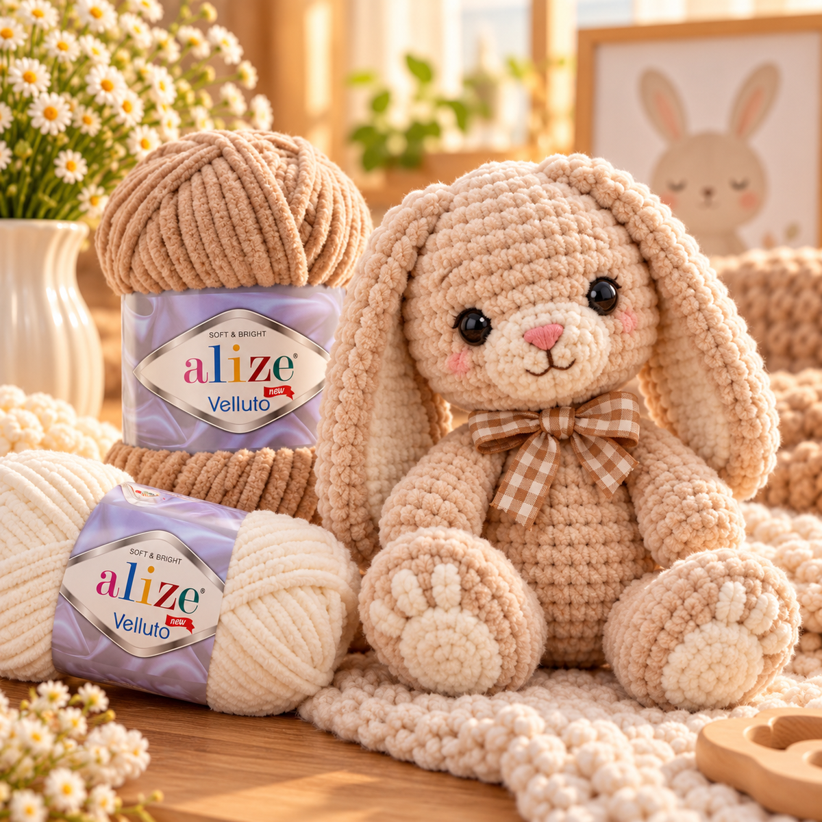 Fir  Velluto pentru Tricotat si Crosetat (100g/buc)