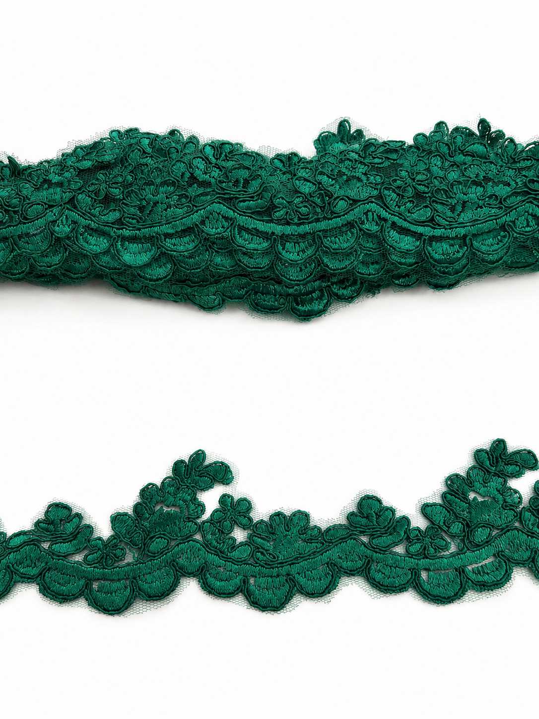Dantela Crenguta Auriu 4,5 cm – Model 6369-0223, 10 Yards/Rola (9,14metri\Rola)