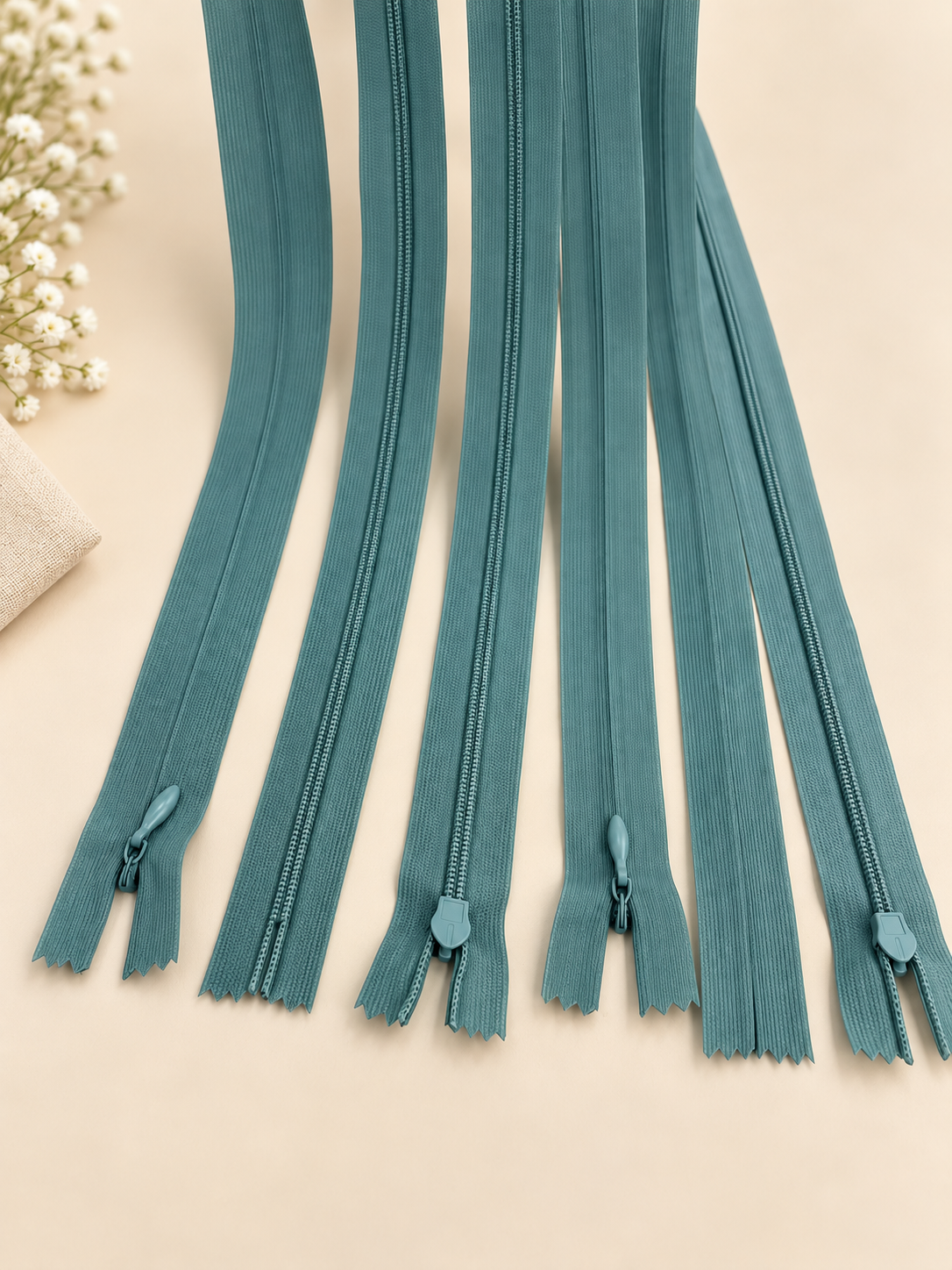 Set 50 fermoare ascunse 60cm,plastic rezistent,tip 3
