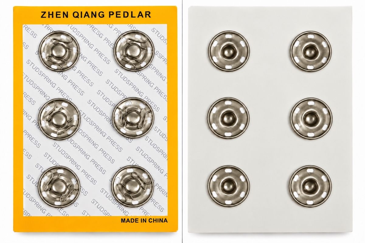 Capse Metalice de Cusut 2 cm – Set 6 Bucăți pentru Îmbrăcăminte