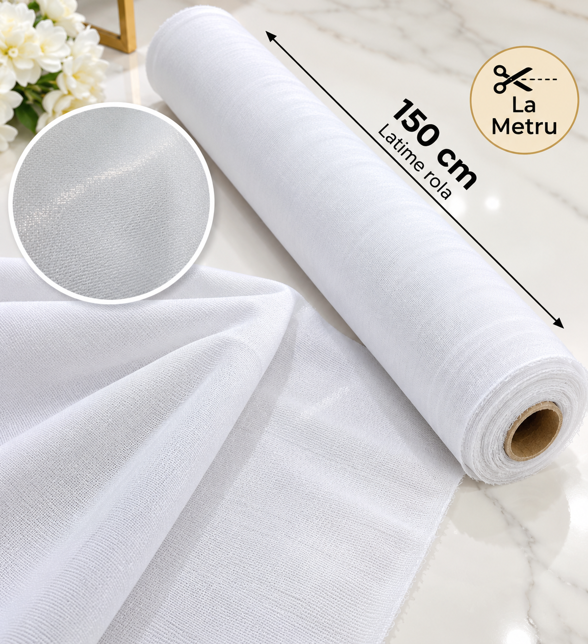 Termocolant Pe Panza Poliester Subtire 60g La Metru