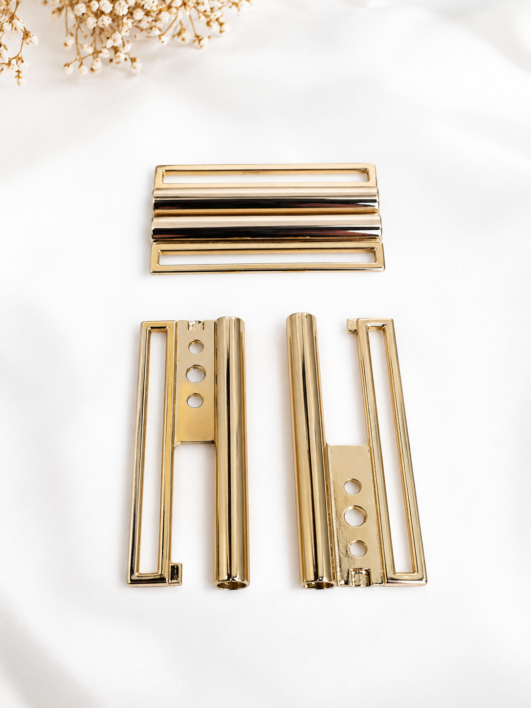 Inchizatoare Metalica Decorativa #299, 6 cm - Accesoriu Elegant pentru Curele, Veste si Rochii.