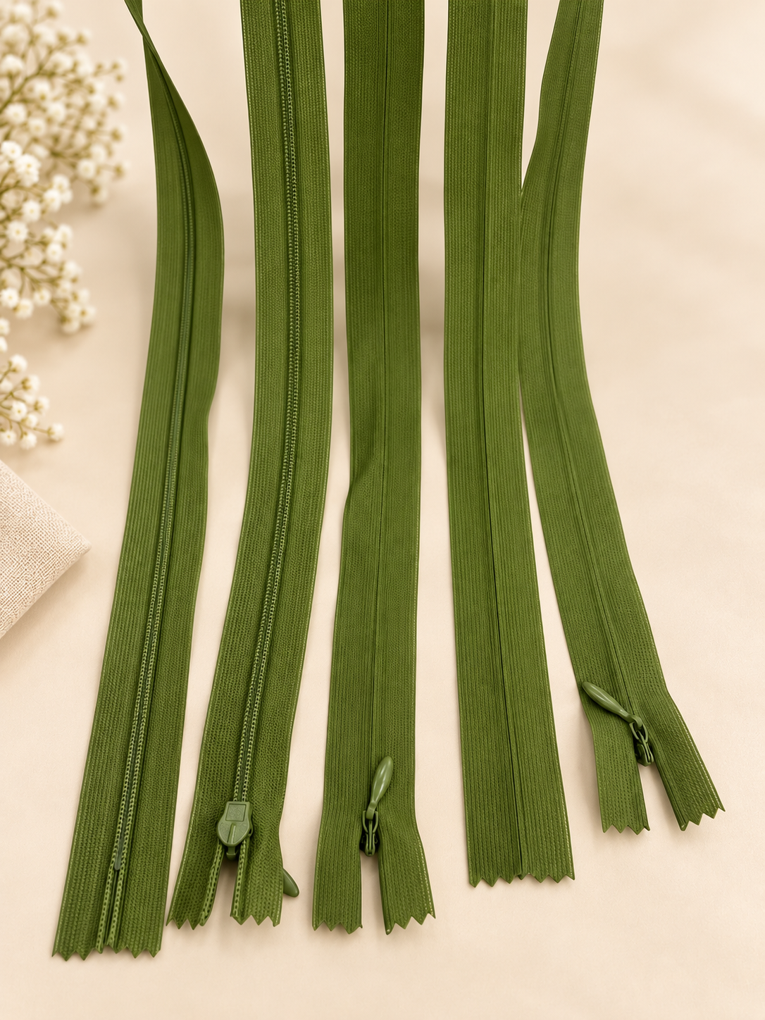 Set 50 fermoare ascunse 60cm,plastic rezistent,tip 3