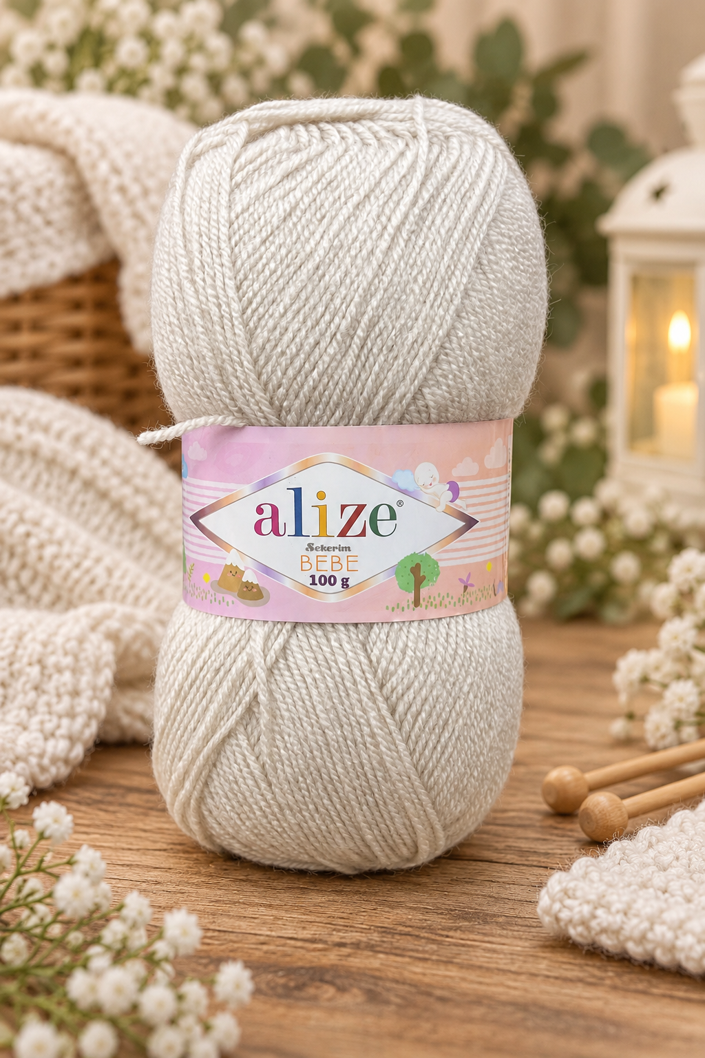 Fir de tricotat Alize Sekerim Bebe –(100g/buc)