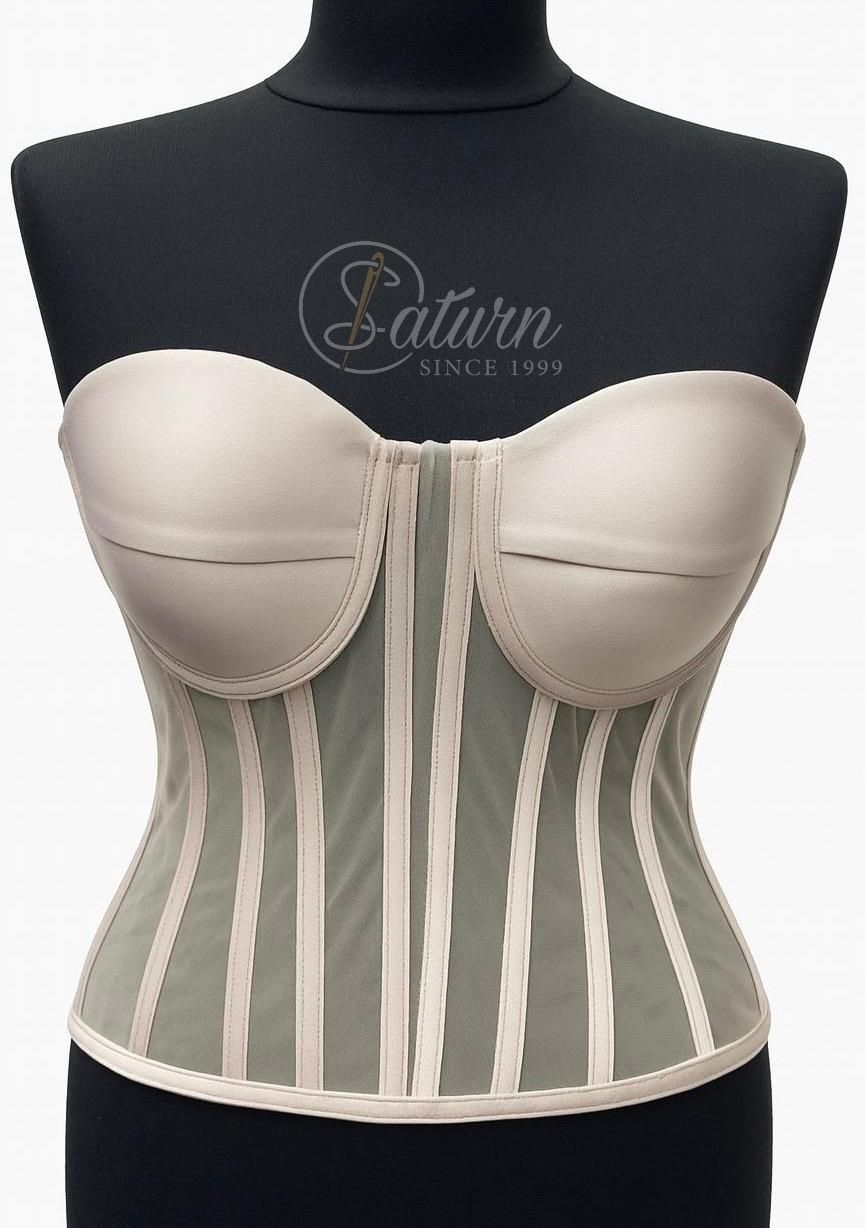 Corset Modelator cu Decupaj Rafinat In Cupe M2