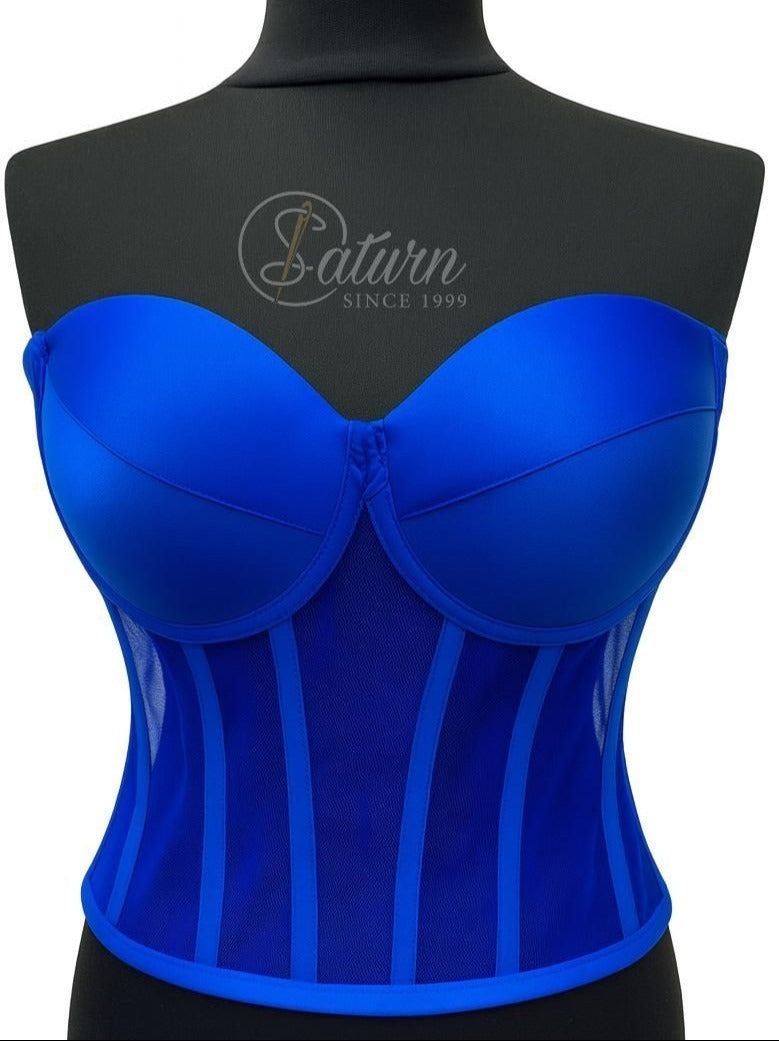 Corset Modelator Cu Cupe, Material Satin M1