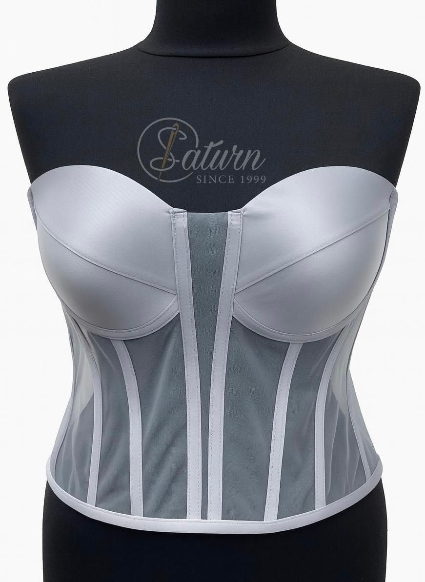 Corset Modelator cu Decupaj Rafinat In Cupe M2