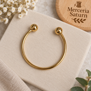 Catarama Decorativa  din Metal, Auriu – 6 cm, Model 0135