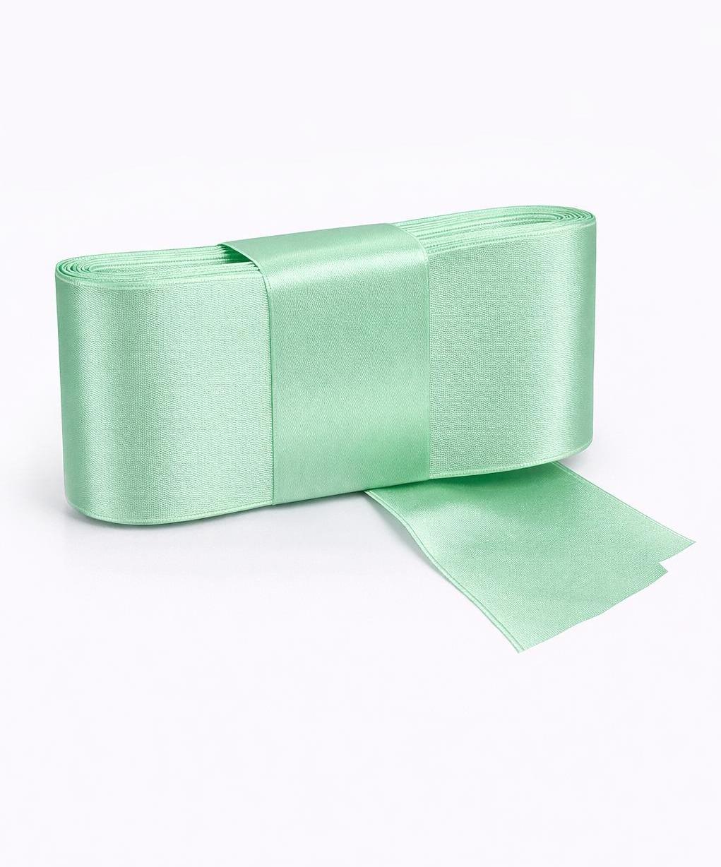 Banda dublu satin 6 cm – panglica satin decorativa, rola 10 metri