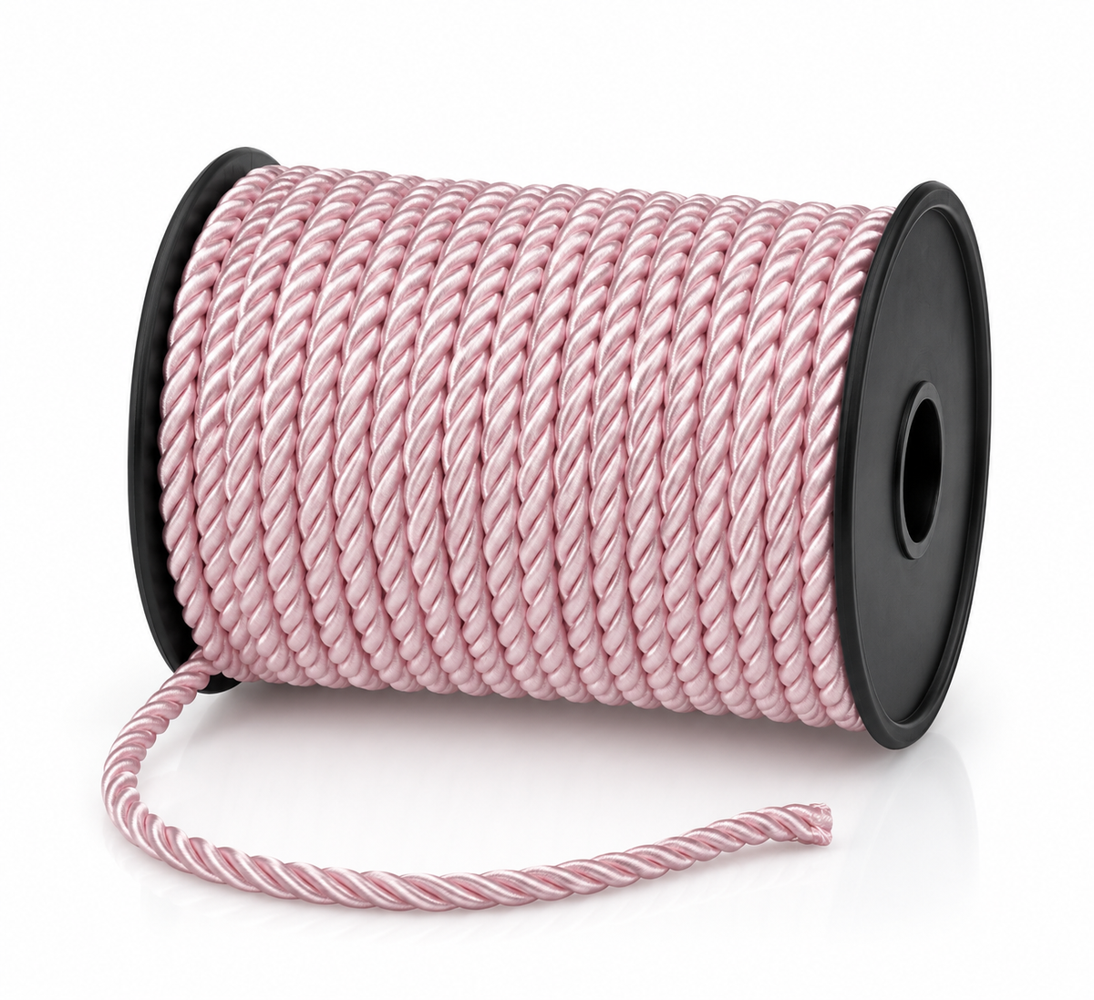 Snur Rasucit din Poliester 6 mm – Rolă 25 m – Accesoriu Decorativ Textil