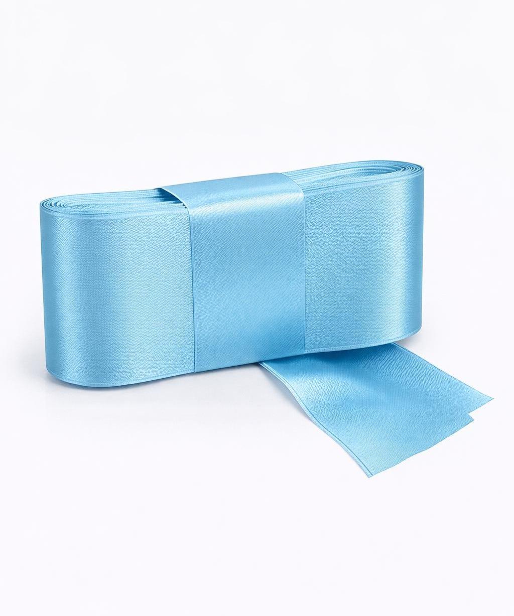 Banda dublu satin 6 cm – panglica satin decorativa, rola 10 metri