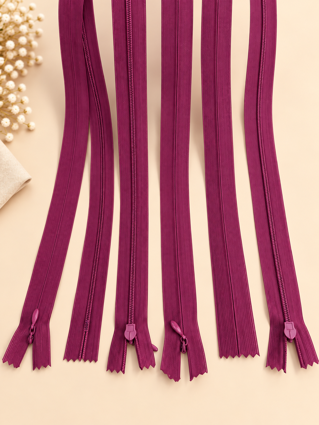 Set 50 fermoare ascunse 60cm,plastic rezistent,tip 3