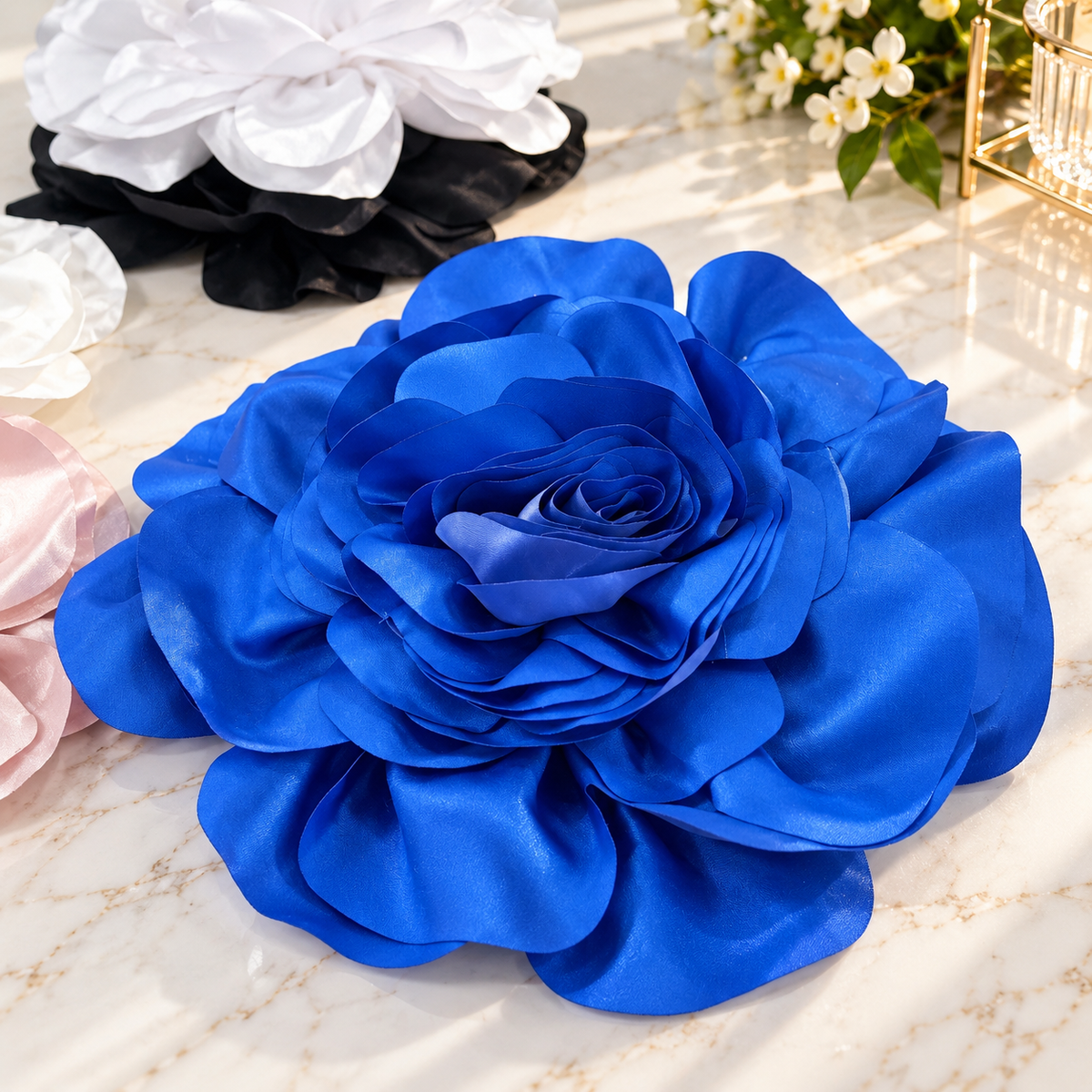 Floare Decorativa Din Satin