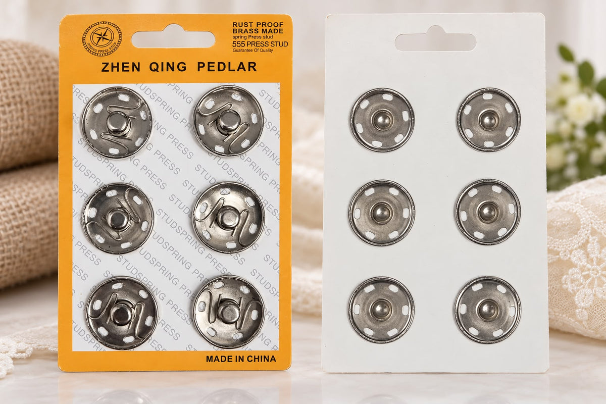 Capse Metalice De Cusut 2.5 Cm (6 Buc\Set)