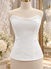 Corset Dama Elegant Fara Bretele Cu Inchidere Pe Snur M48