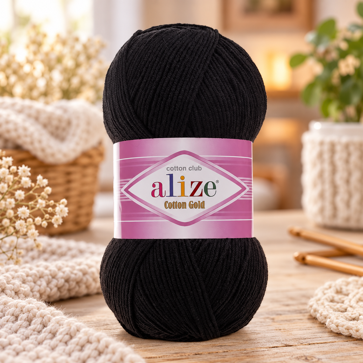 Fir de Tricotat Si Crosetat Cotton Gold (100 g/buc)