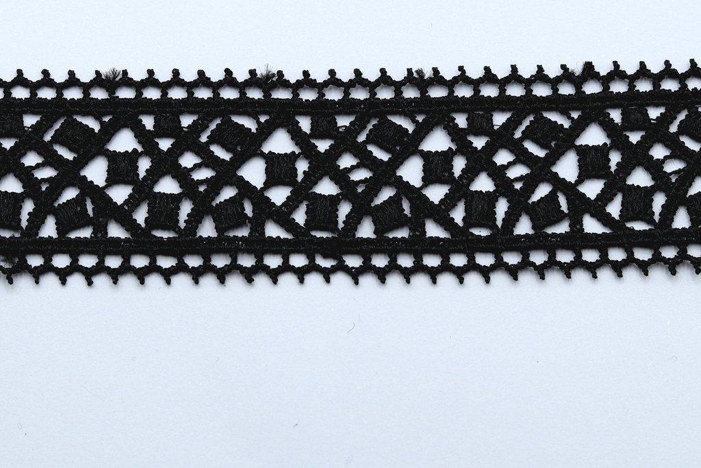 DANTELA GABIR DIN POLIESTER 4CM #4478-8-(10 YARDS/CARD 9,10 METRI)