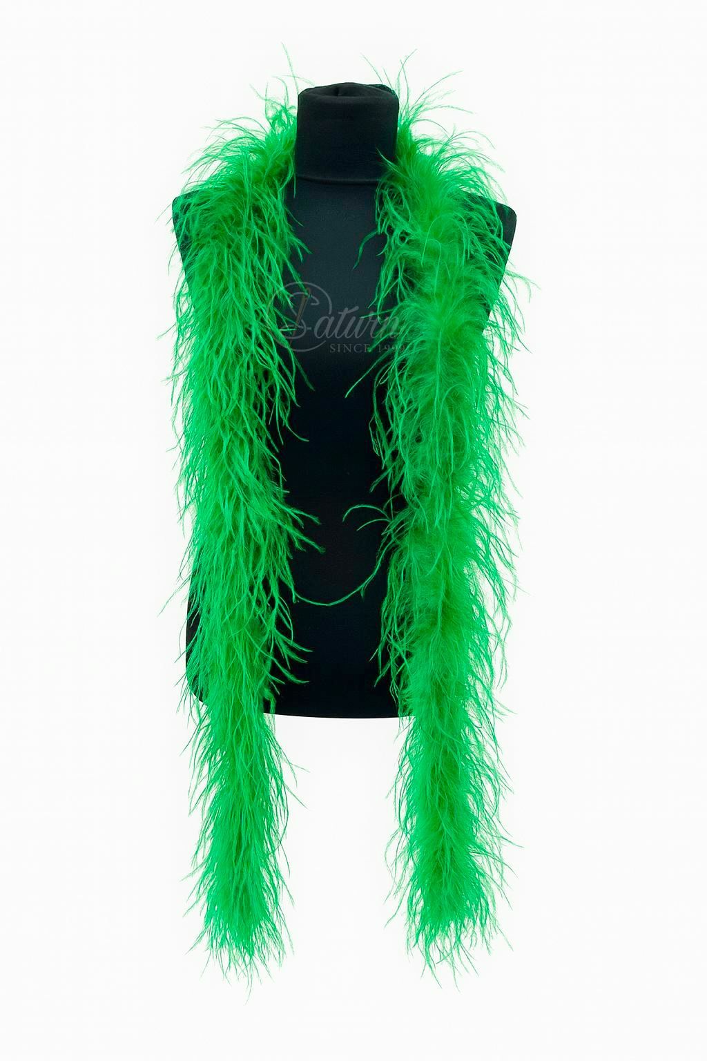 Sal din pene de strut natural – 2 straturi, extra pufos, lungime 2m | Accesoriu Glam de Lux
