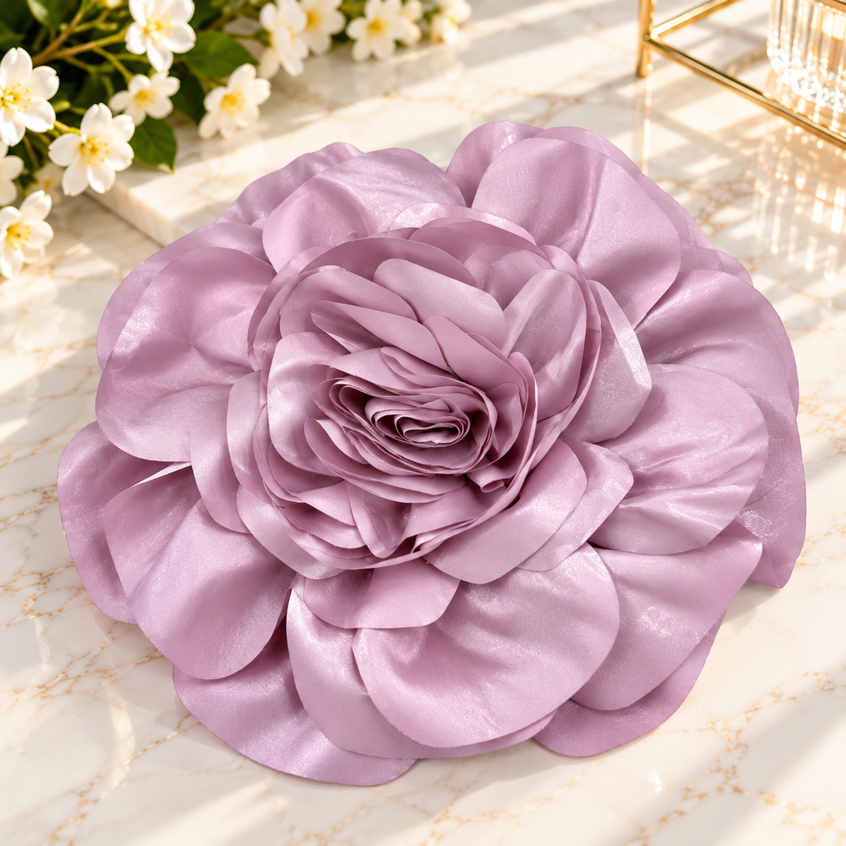 Floare Decorativa Din Satin
