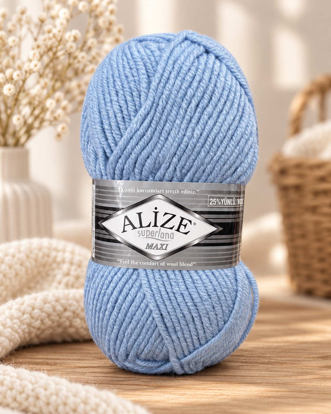 Fir de tricotat Alize Superlana Maxi – (100g/buc)