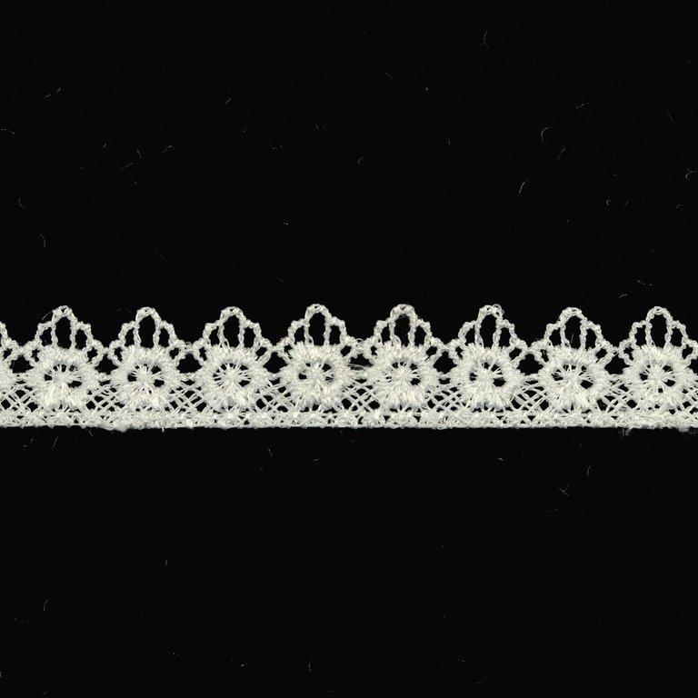 DANTELA GABIR DIN POLIESTER -4478-9- 2CM (10 YARDS/CARD 9,10 METRI)
