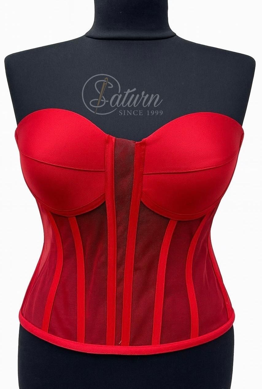 Corset Modelator cu Decupaj Rafinat In Cupe M2