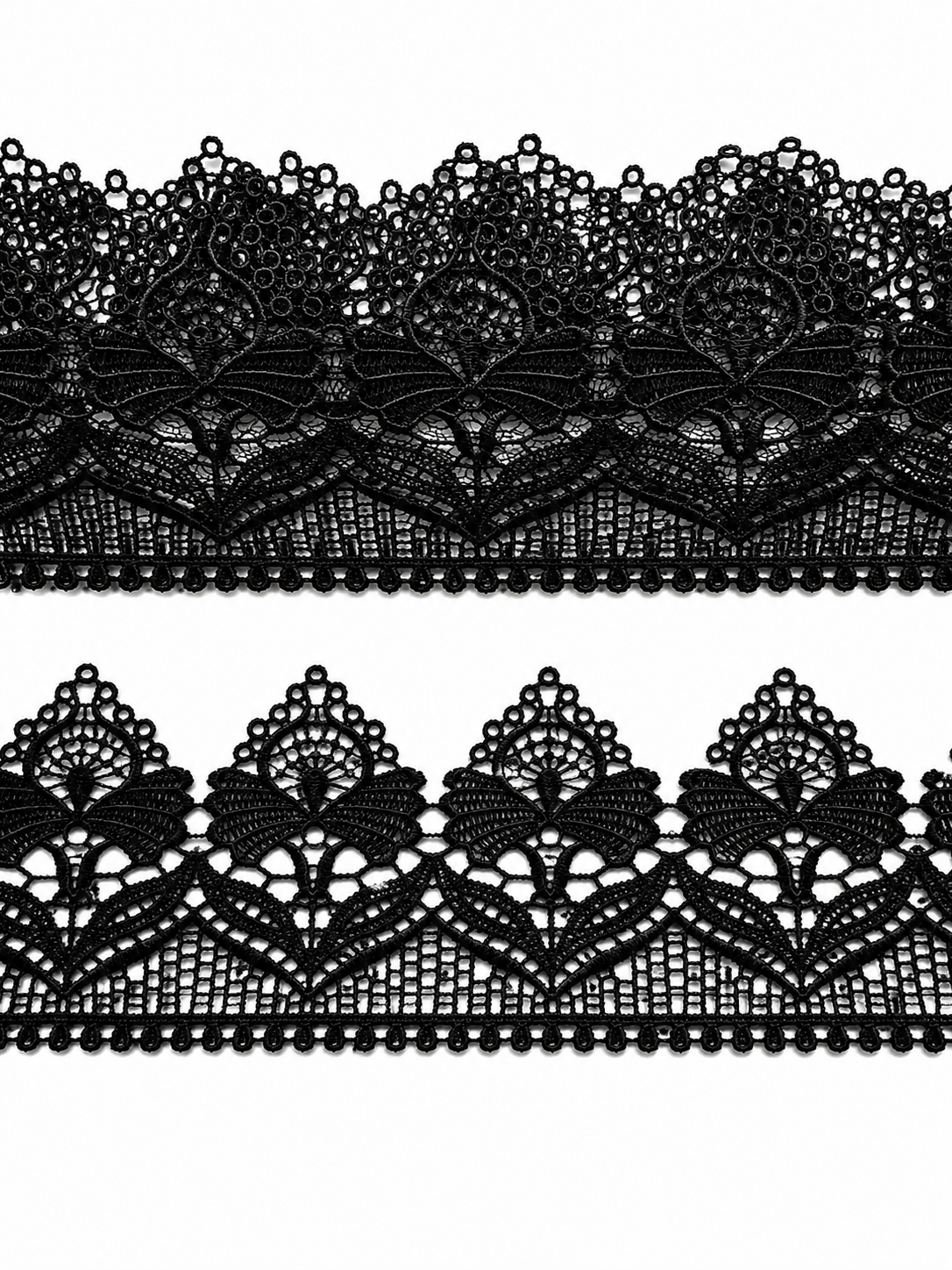 Dantela Gabir #0718 – Dantela Decorativa din Poliester, 10 Yards/Rola  ( 9,14metrii\Rola)