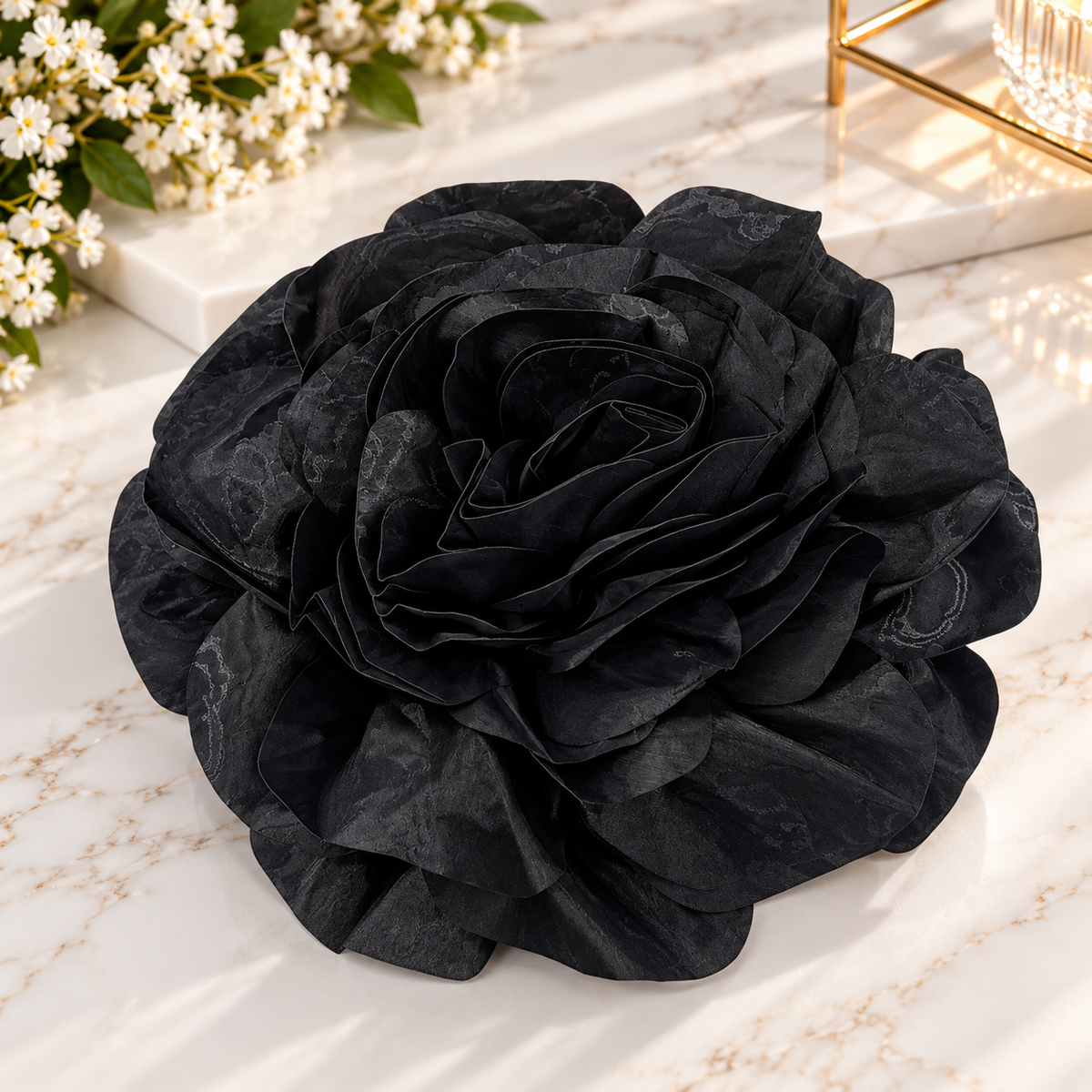 Floare Decorativa Din Satin