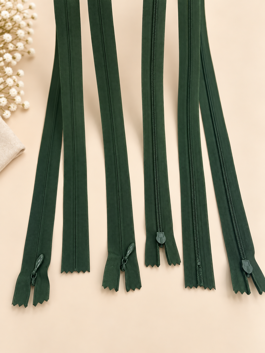 Set 50 fermoare ascunse 60cm,plastic rezistent,tip 3