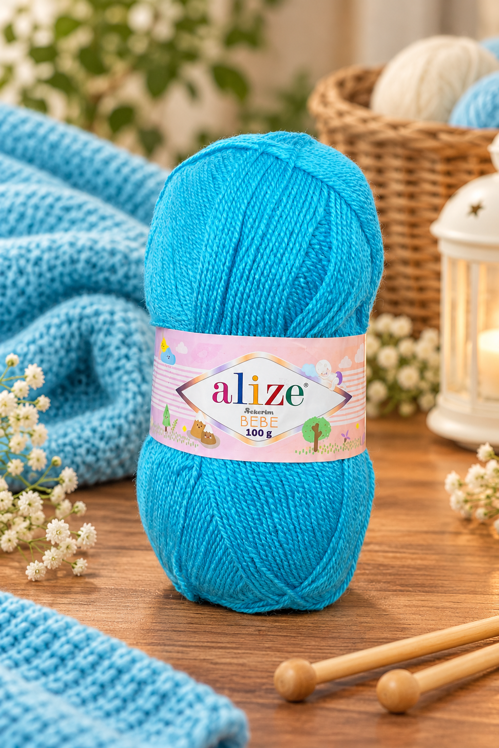 Fir de tricotat Alize Sekerim Bebe –(100g/buc)