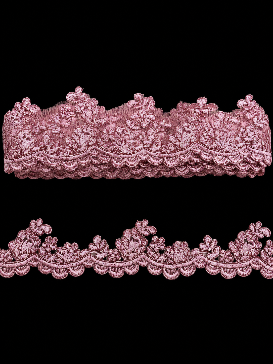 Dantela Crenguta Auriu 4,5 cm – Model 6369-0223, 10 Yards/Rola (9,14metri\Rola)