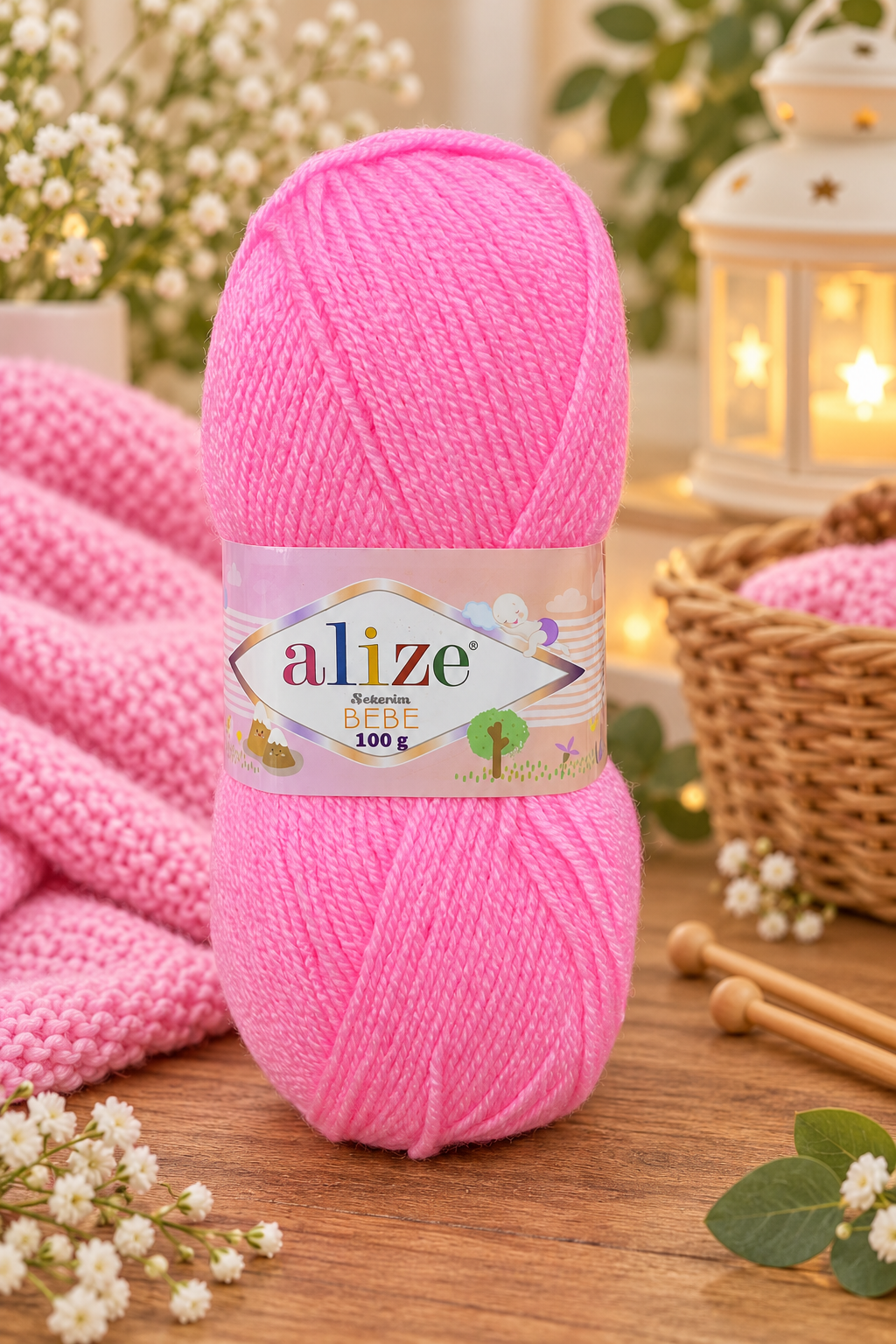 Fir de tricotat Alize Sekerim Bebe –(100g/buc)
