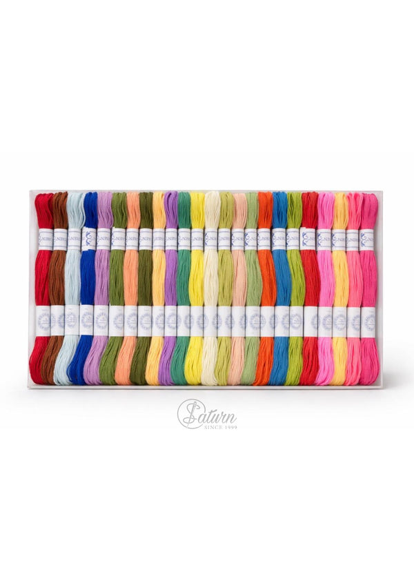 Ata Mouline Asortata Mix – 100 Jurbite/Cutie – Bumbac 100% pentru Goblen si Broderie