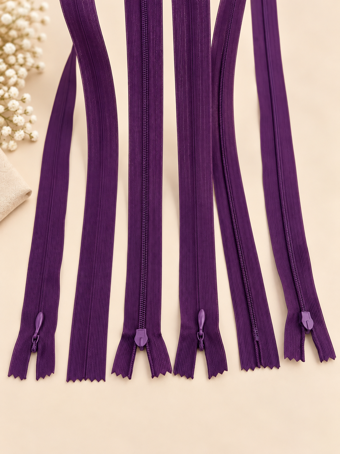 Set 50 fermoare ascunse 60cm,plastic rezistent,tip 3